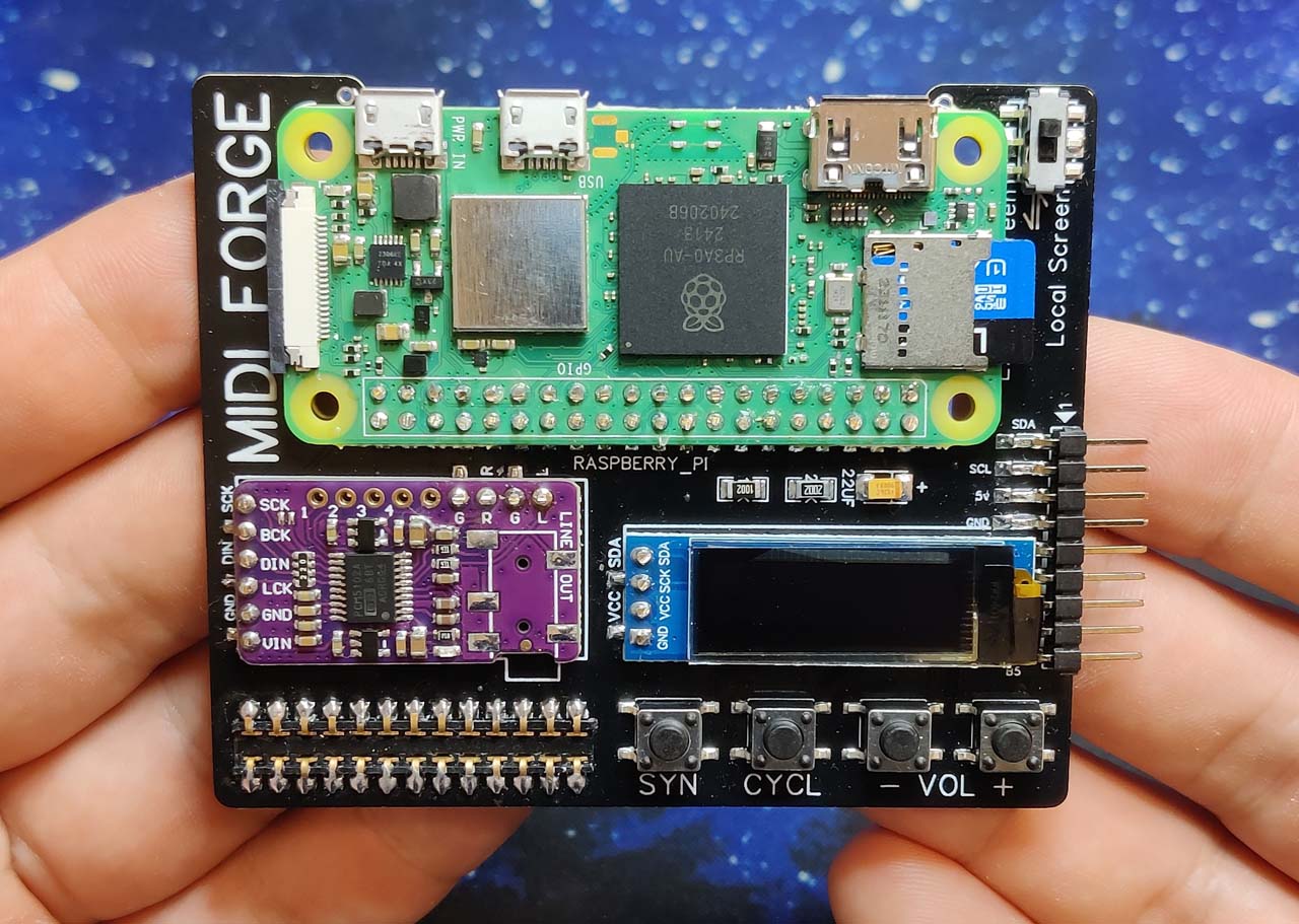 MIDI FORGE Maestro – a Wavetable board – Bits und Bolts